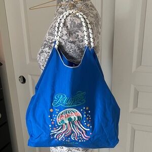 Jellyfish Blue Tote Bag
